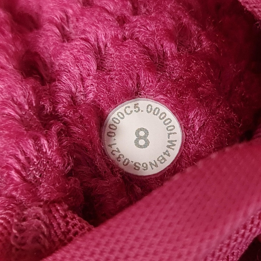 Lululemon Down Puffer Jacket Womens 8 Pink Hooded Sleet Street Coat Full Zip - Picture 15 of 16